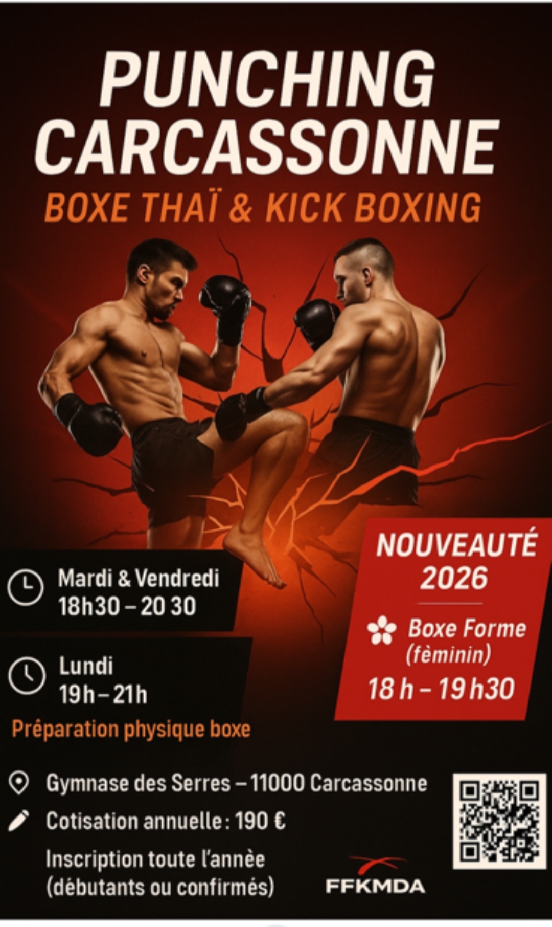 affiche punching Carcassonne